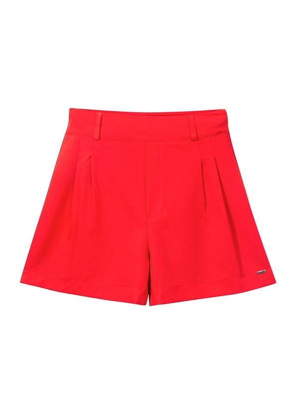 Shorts Feminino Casual Vermelho