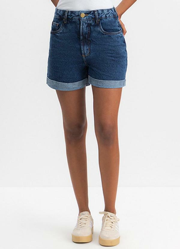 Shorts Feminino em Jeans Azul
