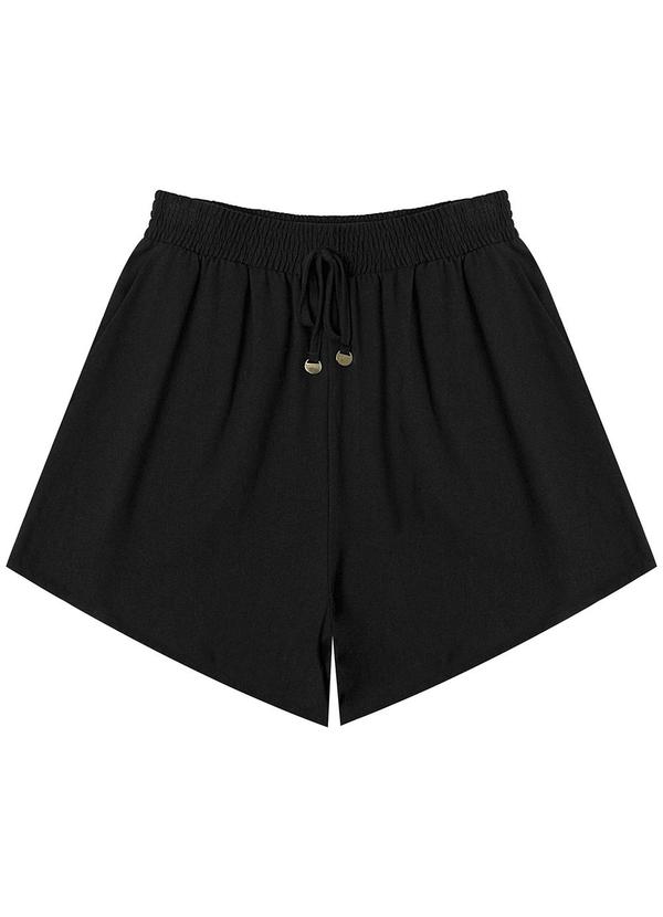 Shorts Feminino em Twill Cey Preto
