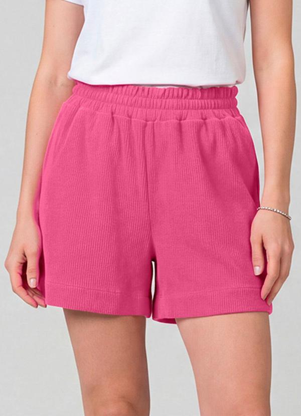 Shorts Feminino Moletinho Gorgurinho Rosa