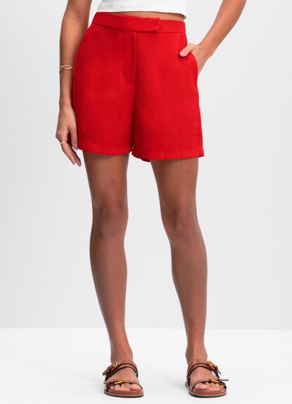 Shorts Feminino Vermelho