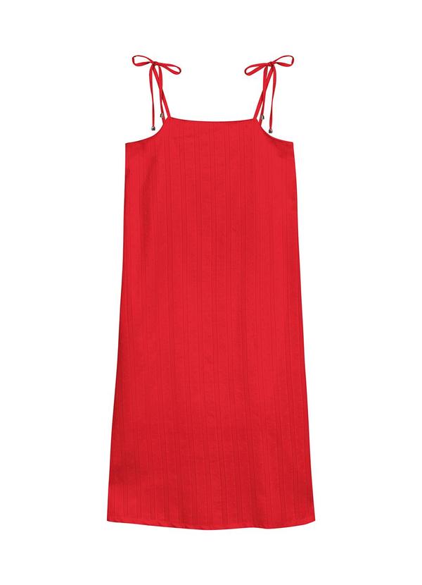 Vestido Feminino com Forro Vermelho