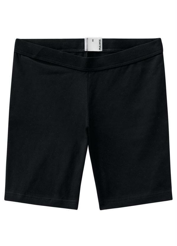 Vista 2 Shorts Preta Esportivo em Cotton Malwee Malwee