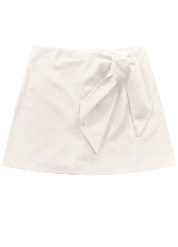 Short Saia Alfaiataria Bege