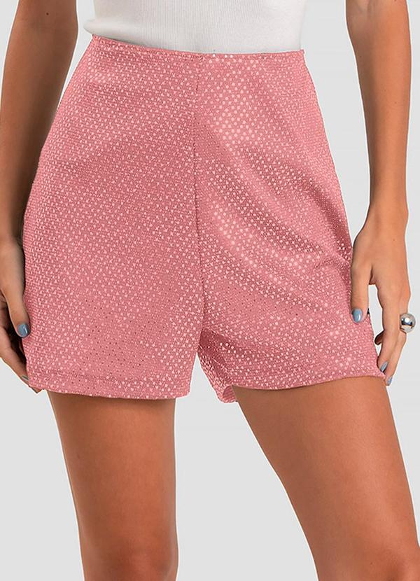 Shorts em Malha Lantejoula Unica