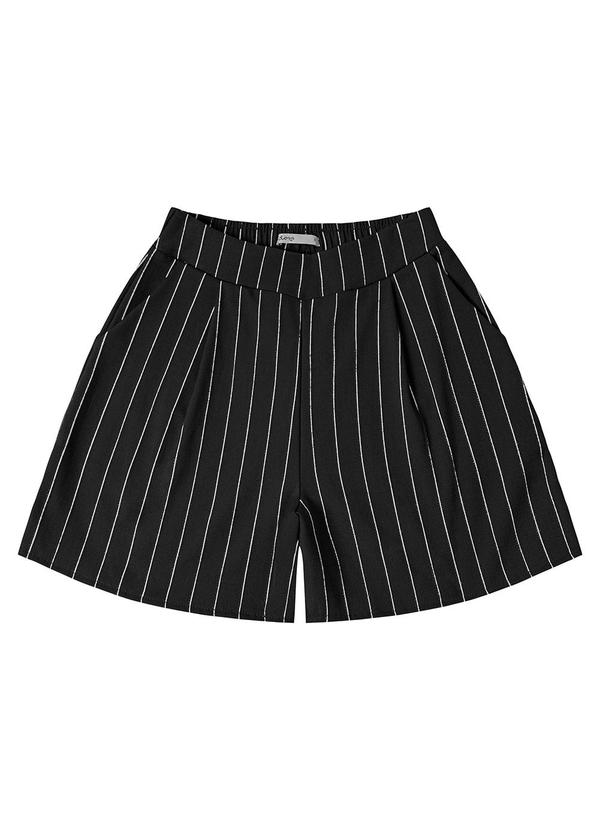Shorts Feminino com Bolsos Preto