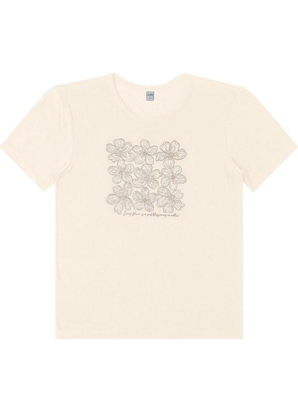 Vista 2 Blusa Feminina em Visco Tricot Bege Rovitex Rovitex
