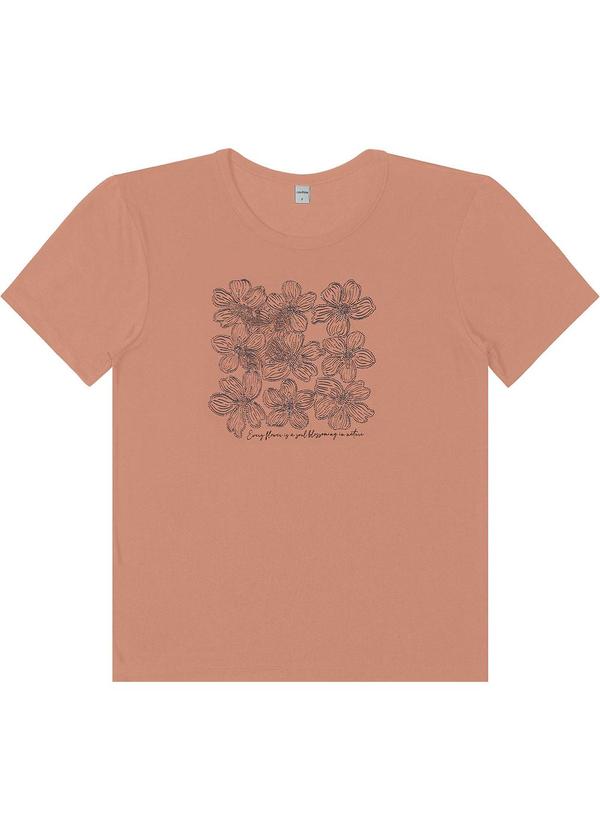 Vista 2 Blusa Feminina em Visco Tricot Marrom Rovitex Rovitex