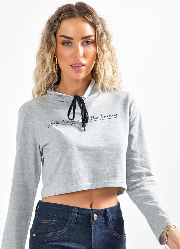 Blusa Mescla Claro em Malha