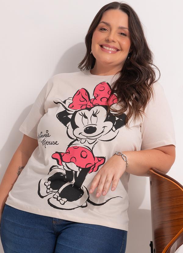 Vista 2 Blusa Minnie Mouse Bege Disney Disney
