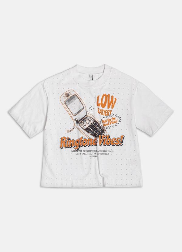 Blusa Ringtone Vibes Off White