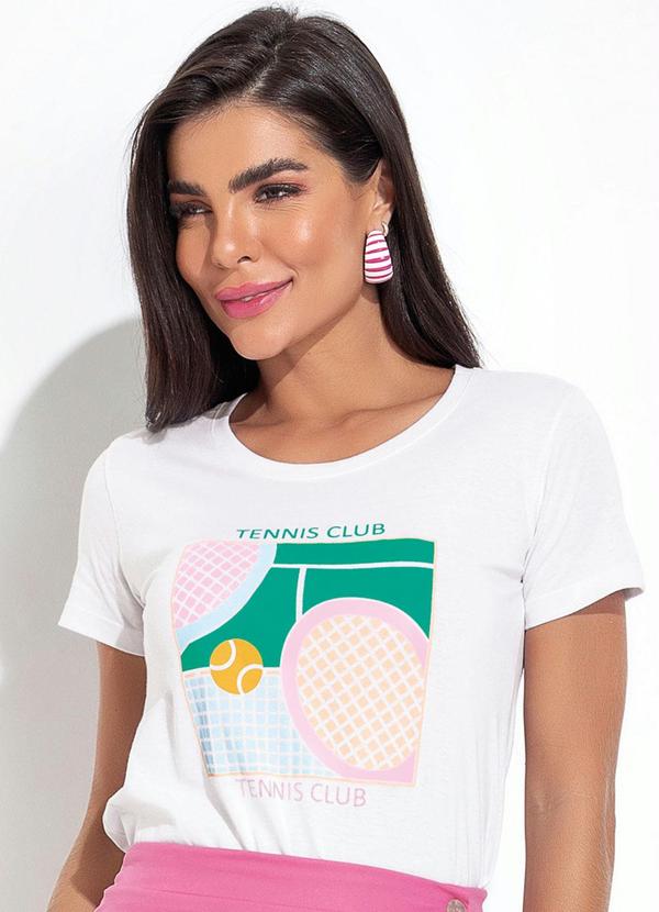 Vista 2 Blusa Tênis em Malha de Algodão Moda Pop Moda Pop