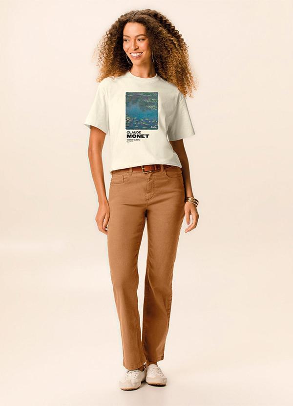Camiseta Comfort Monet Off White