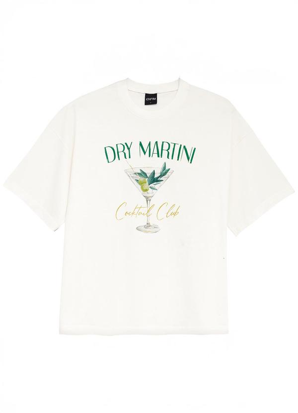 Camiseta Dry Martini Ampla Branco