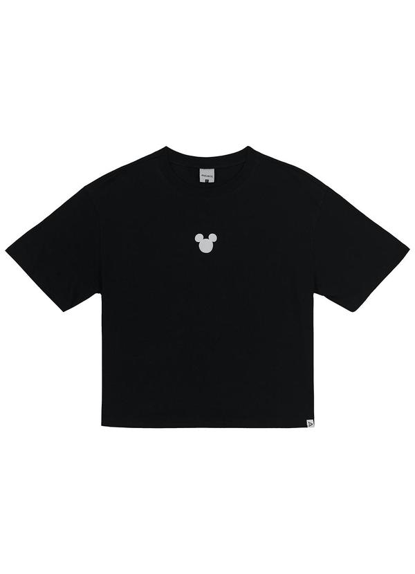Vista 2 Camiseta Feminina Box Mickey Mouse Preto Malwee Malwee