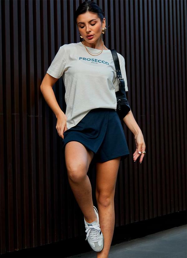Camiseta Feminina Prosecco Off White