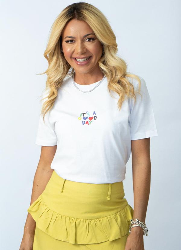 Camiseta Good Day Branco