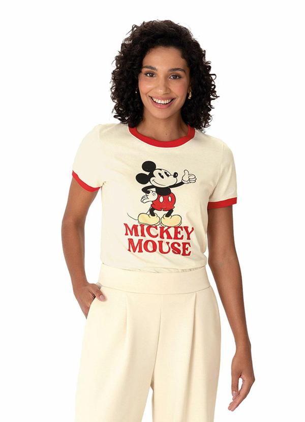 Camiseta Mickey Mouse® Off White