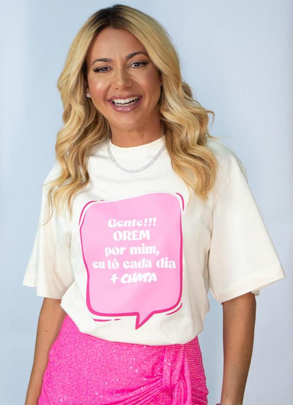 Camiseta Oversized Chata Off White