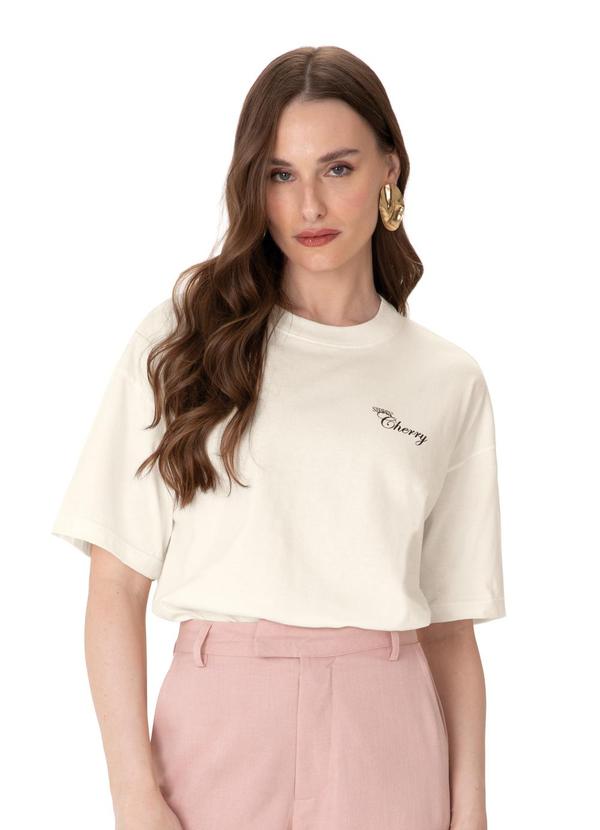 Camiseta Sippin' Cherry Off White