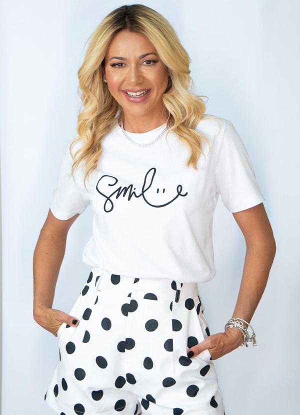 Camiseta Smile Branco