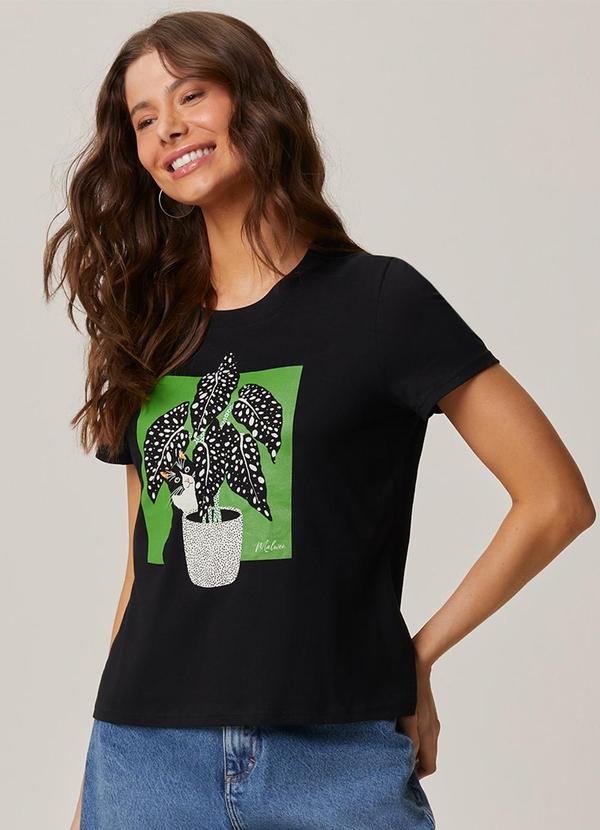 Camiseta Urban Plant Lover Preto