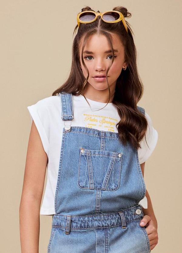 Muscle Tee com Lettering Bordado Amarelo