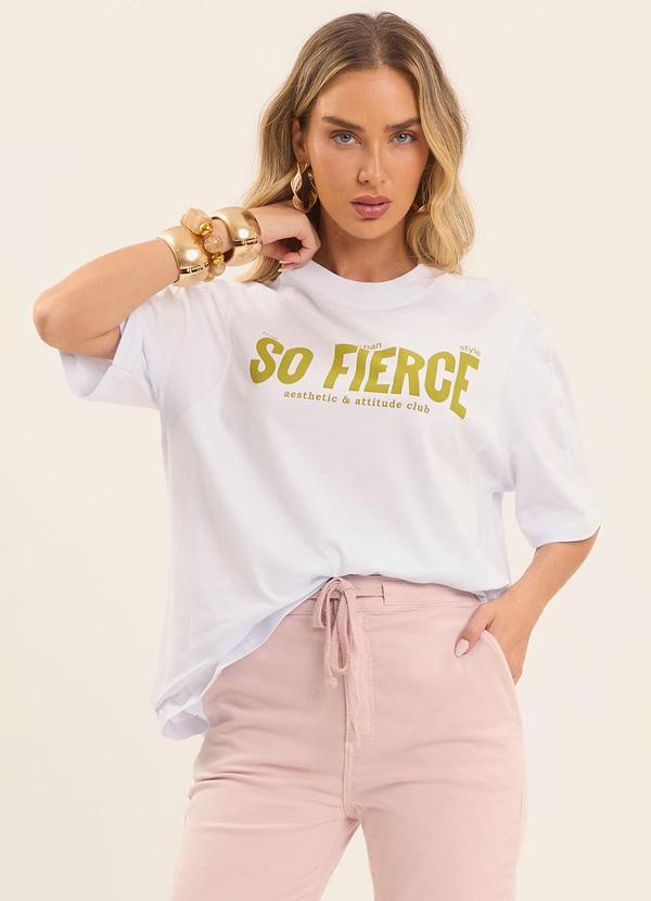 Vista 2 T-Shirt Boho em Meia Malha Branco Doce Trama Doce Trama