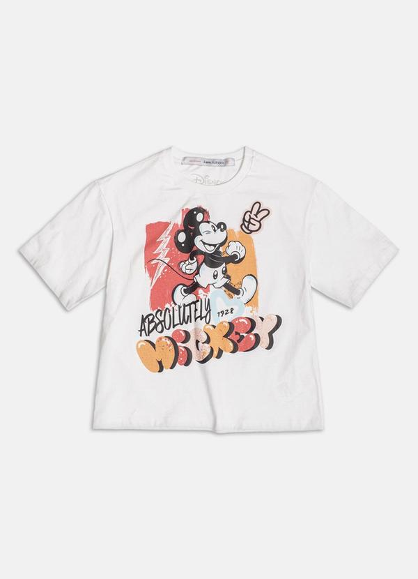Vista 2 T-Shirt do Mickey Bege Authoria Authoria