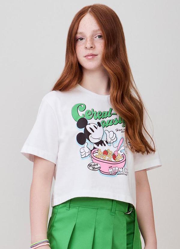 T-Shirt do Mickey Branco