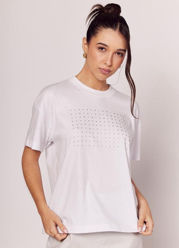 T-Shirt em Meia Malha Branco