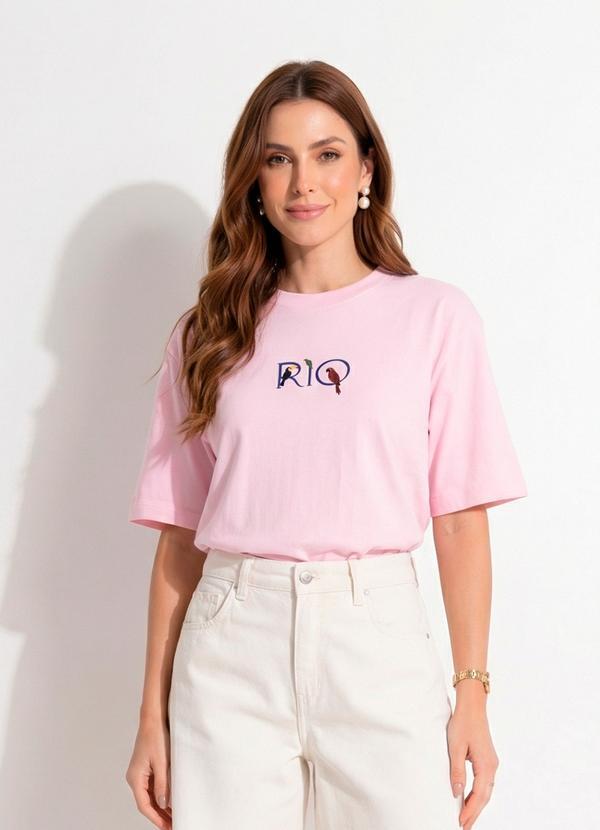 T-Shirt Ipanema Rio Rosa