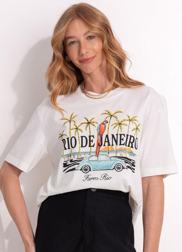 T-Shirt Média Brasileirinho Rio Off White