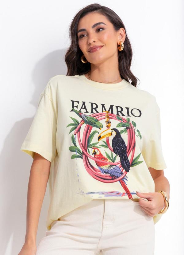 T-Shirt Média Mangueira Amarelo