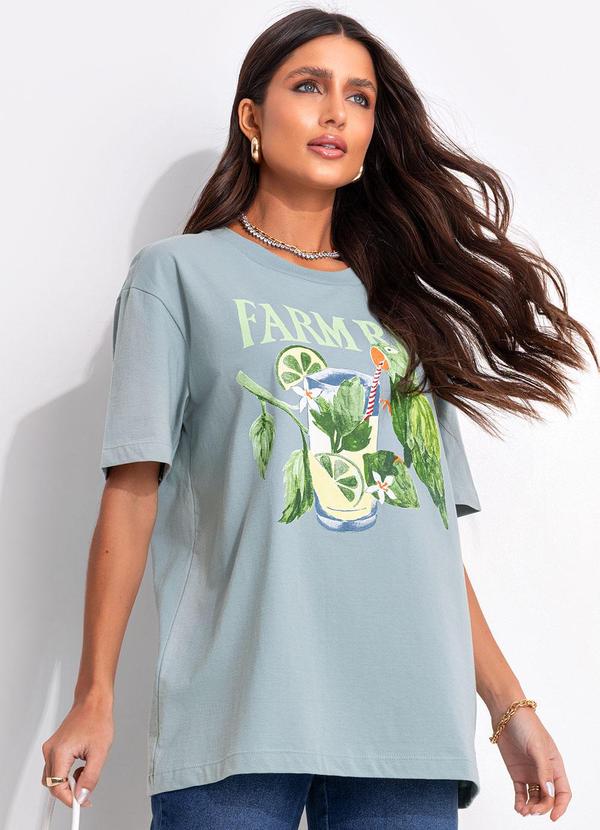T-Shirt Média Mojito Rio Azul