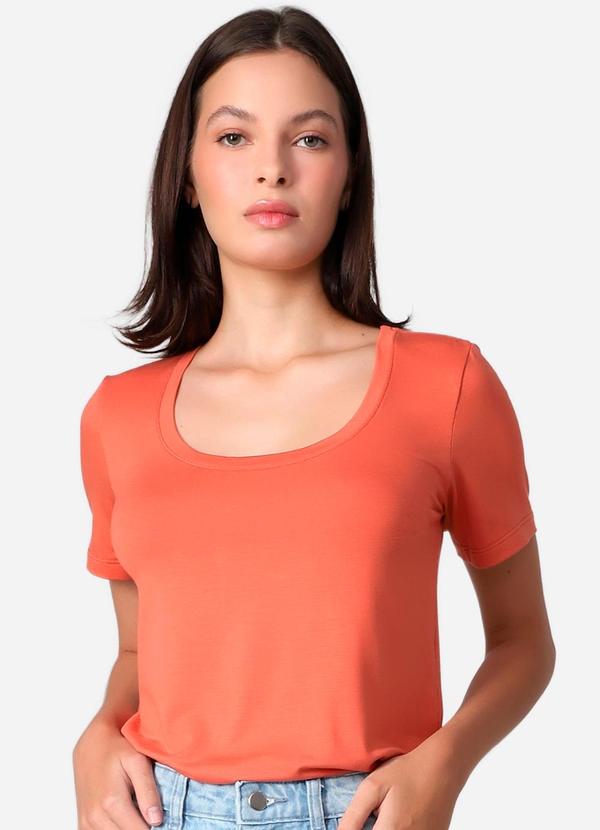 Tech T-Shirt Modal U Premium Marrom Telha