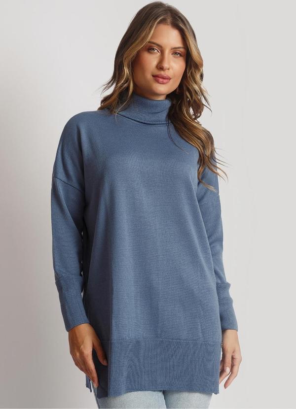 Blusa Tricot Rosana Azul