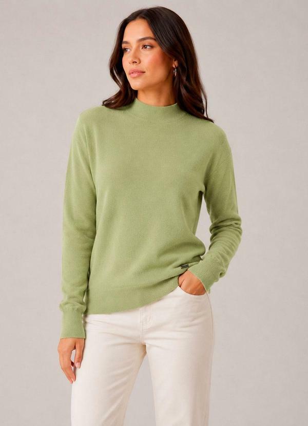Blusão Tricot Feminino Verde