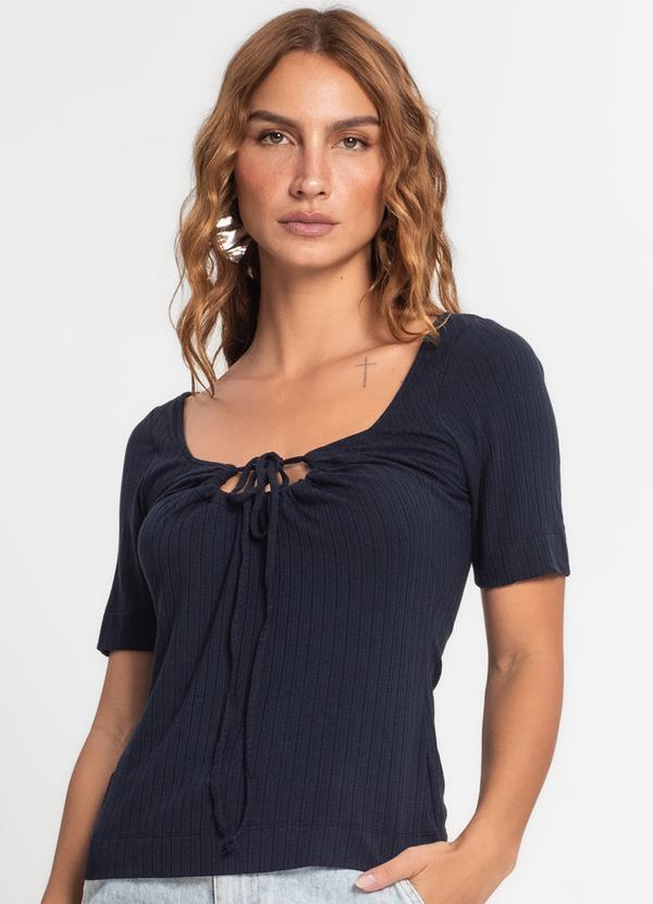 Vista 2 Blusa Ribana Feminina Azul Endless Endless