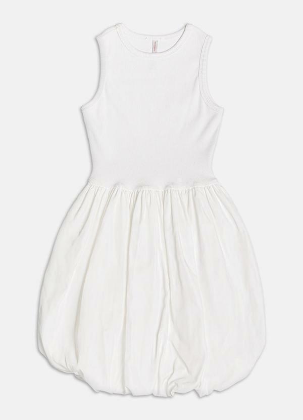 Vestido Balonê Off White