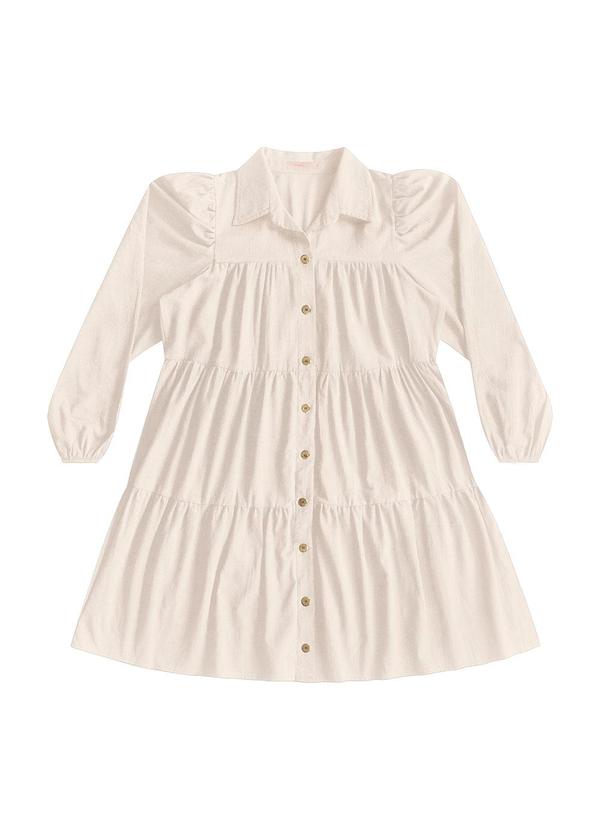 Vestido Curto Bege