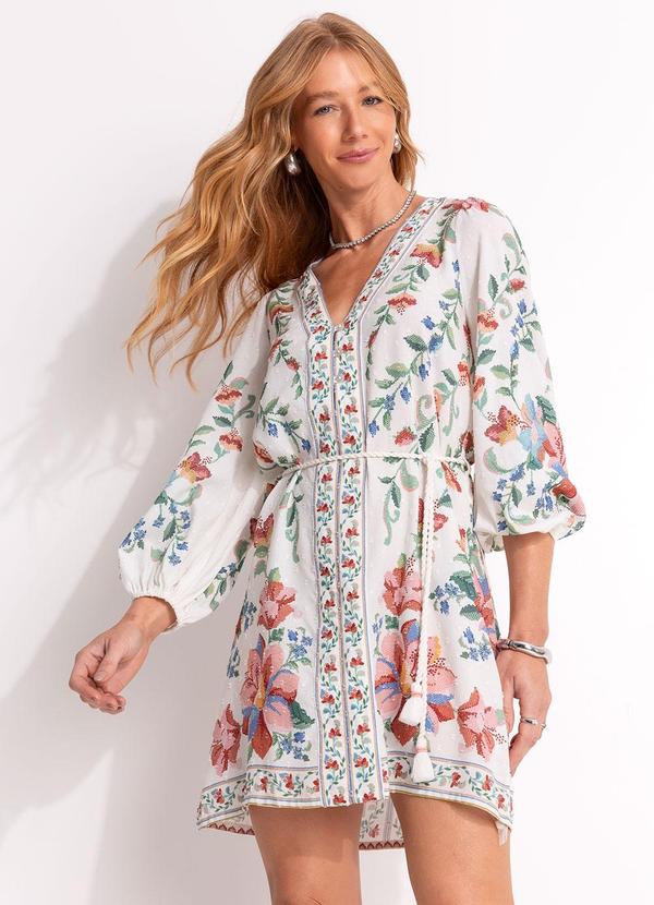 Vestido Curto Brisa Serena Bege