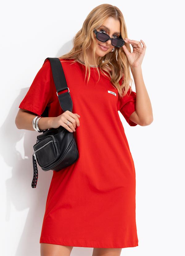 Vestido Curto Cj Vermelho