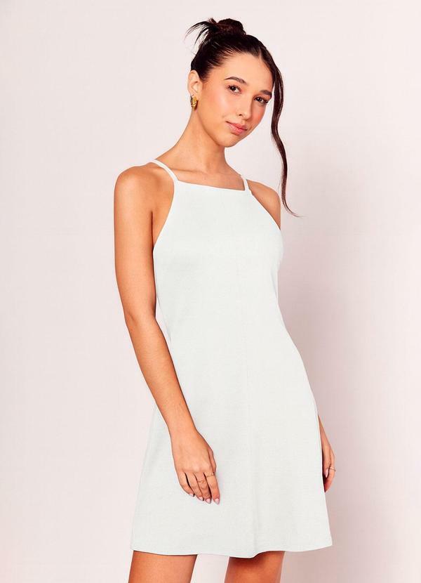 Vestido Curto de Alça Branco