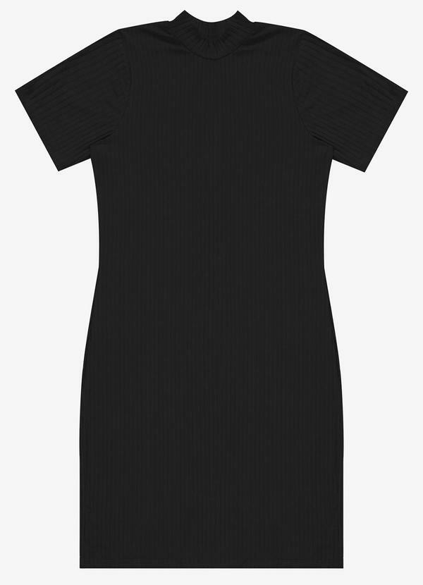 Vista 2 Vestido Curto de Ribana Feminino Preto Select Select