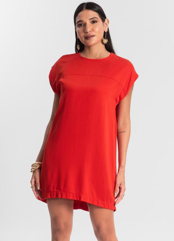 Vestido Curto Feminino Laranja