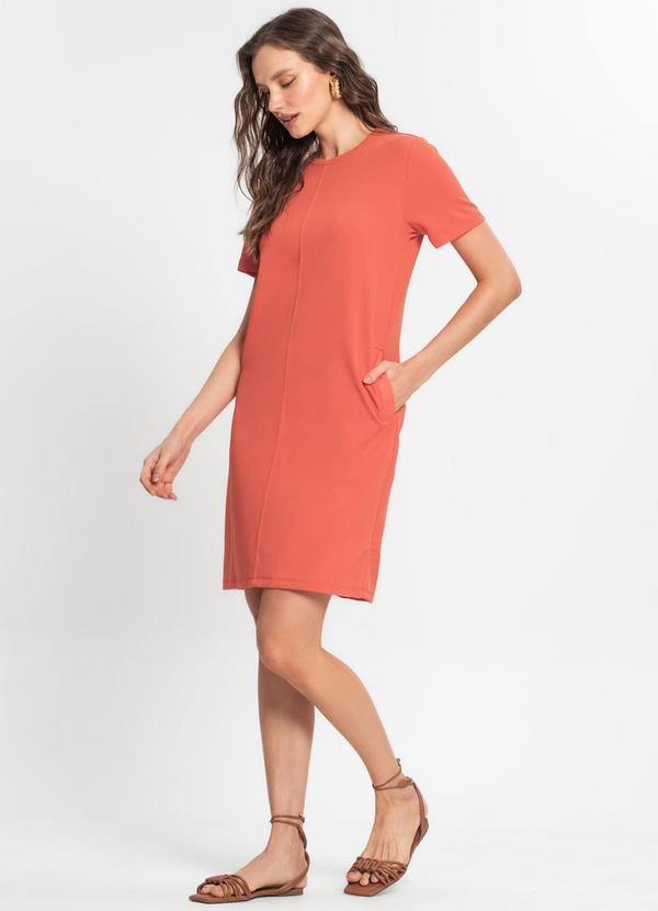 Vestido Curto Feminino Laranja