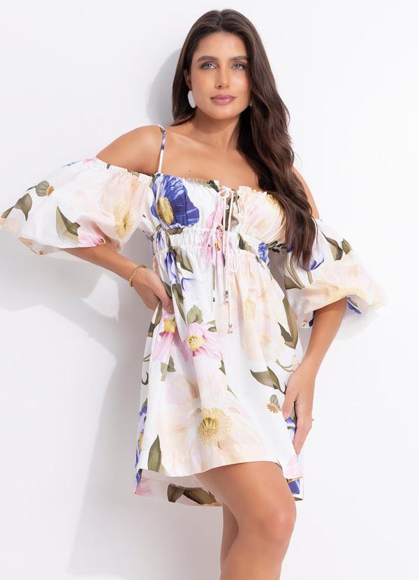 Vestido Curto Floral Lola Rosa