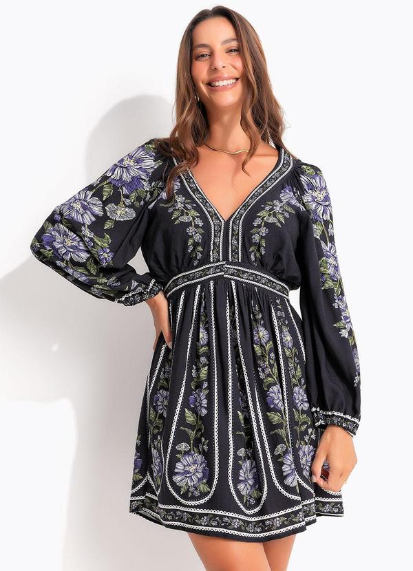 Vestido Curto Julieta Preto