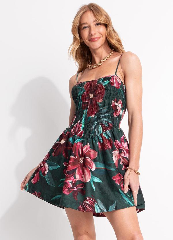 Vestido Curto Lineia Verde